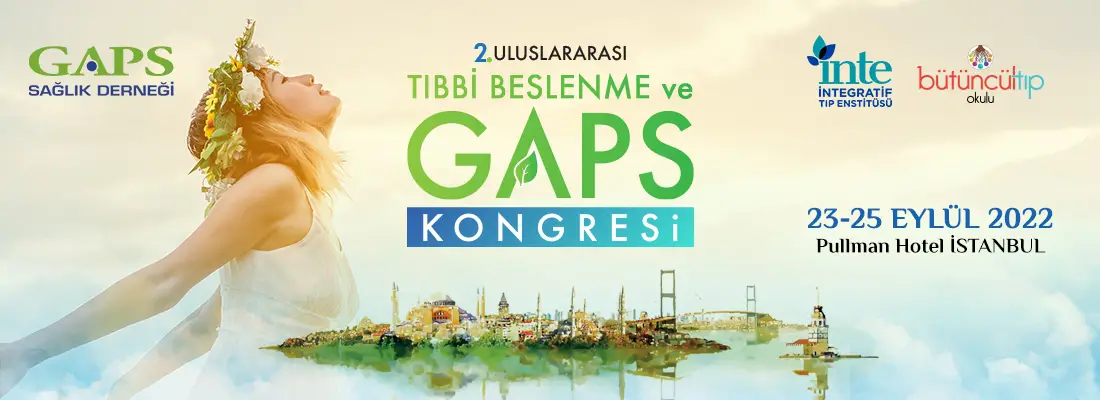 2.Uluslararası Tıbbi Beslenme ve Gaps Kongresi 23-25 Eylül 2022'de İstanbul'da Gerçekleşti